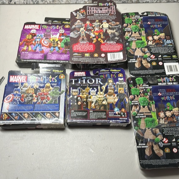 Mini Mates Real Ghostbusters, Avengers, Thor, Marvel & Battle Beasts NEW 2011/12 - Picture 8 of 10